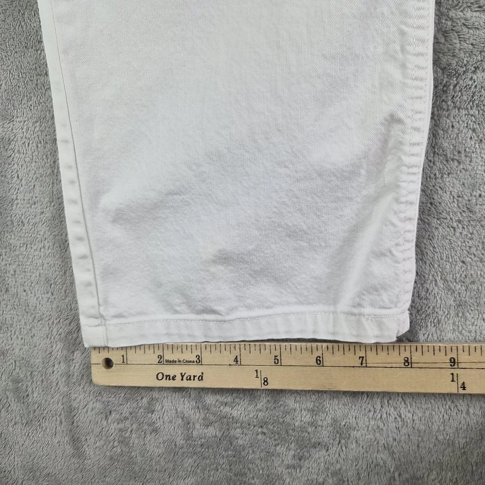 Armani Collezioni Jeans White Denim Slim Fit Stretch Straight Leg  J15 Luxury